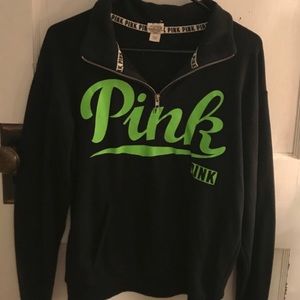 Black VS PINK Half zip